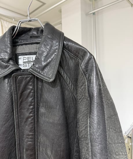 90s wilsons leather PELLE STUDIO ラグランレザージャケット