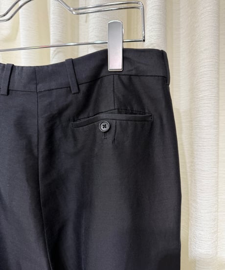 2011s BALENCIAGA コットンシルク ワイドスラックス Designed by Nicolas Ghesquière