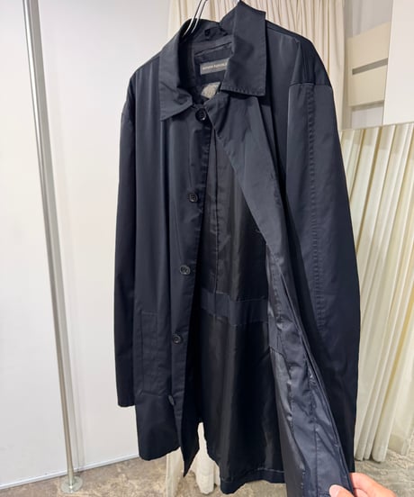 90s BANANA REPUBLIC コットンナイロン比翼コート