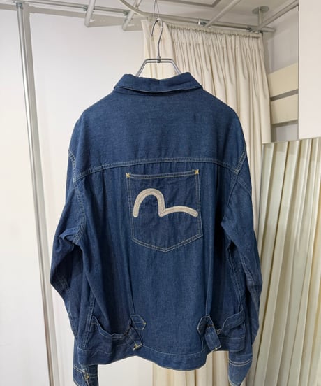 イタリア製 EVISU デニムトラッカージャケット