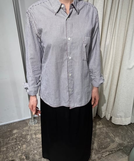 COMME des GARCONS HOMME　ステッチデザイン チェックシャツ