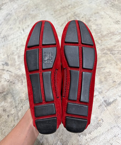 PRADA スエード ドライビングシューズ_サイズ37