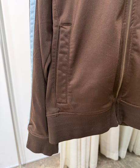 00s NIKE ブラウン×ライトブルー トラックジャケット