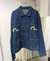 イタリア製 EVISU デニムトラッカージャケット