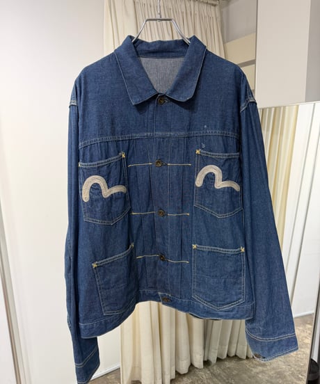 イタリア製 EVISU デニムトラッカージャケット