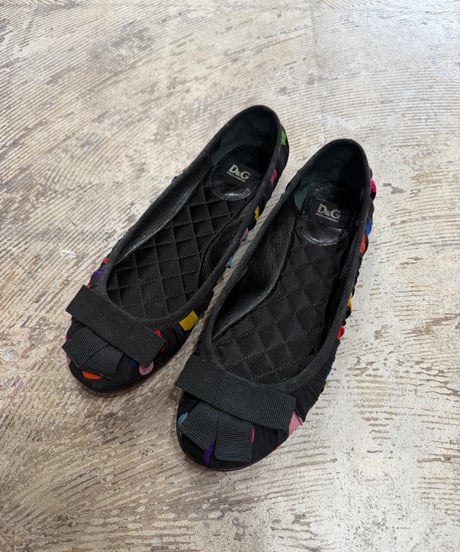 Dolce＆Gabbana ドット柄 バレーシューズ