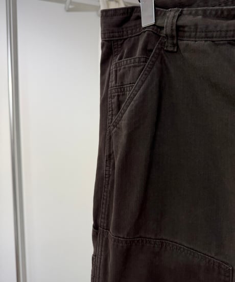 Dickies コットンヘリンボーン ダブルニー ワークパンツ