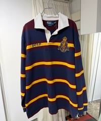90s Polo Ralph Lauren オールドイングリッシュロゴ ラガーシャツ