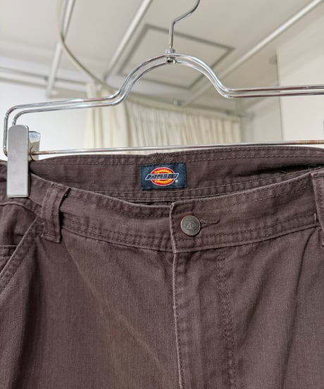 Dickies コットンヘリンボーン ダブルニー ワークパンツ
