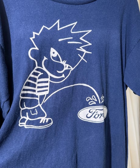 90s Calvin and Hobbes Tシャツ