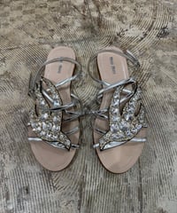 MIU MIU ビジューサンダル