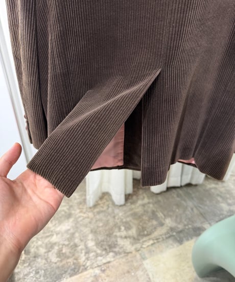 COMME des GARÇONS HOMME コーデュロイ くるみボタンテーラードジャケット