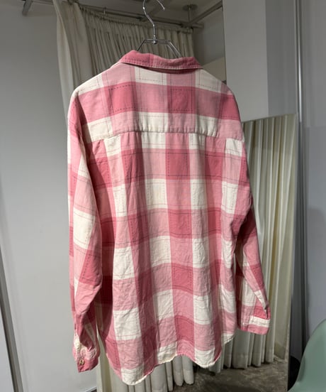 ポルトガル製 90s DOCKERS オープンカラーチェックシャツ