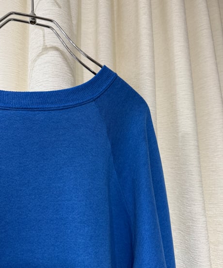 90s Fruit of the Loom コットンポリ メッセージプリント ラグランスウェット