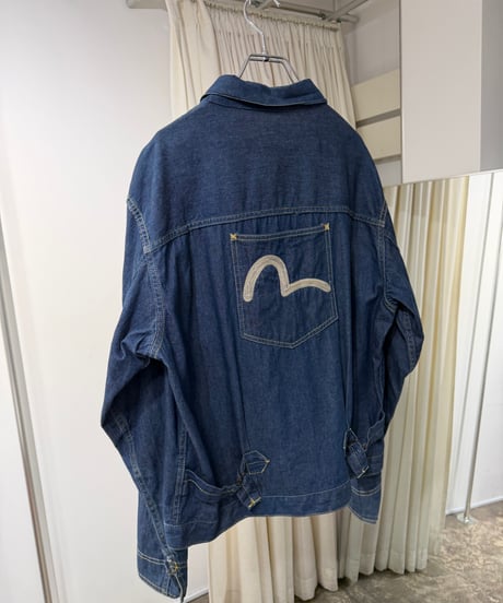 イタリア製 EVISU デニムトラッカージャケット