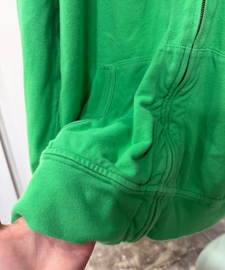 90s Polo Ralph Lauren 鹿の子ジップアップパーカー