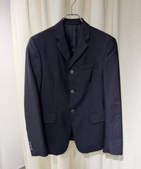 2011年製 PRADA モヘアシルク スクエアボタン テーラードジャケット