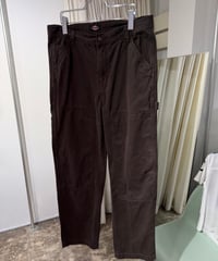 Dickies コットンヘリンボーン ダブルニー ワークパンツ