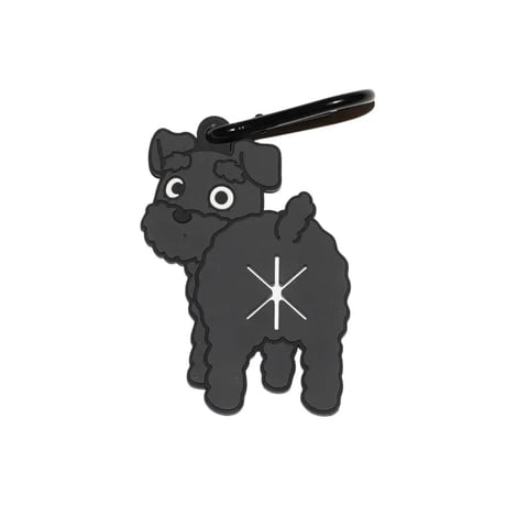 【シュナウザー(ブラック)】Poopホルダー_お散歩マナー袋ホルダー