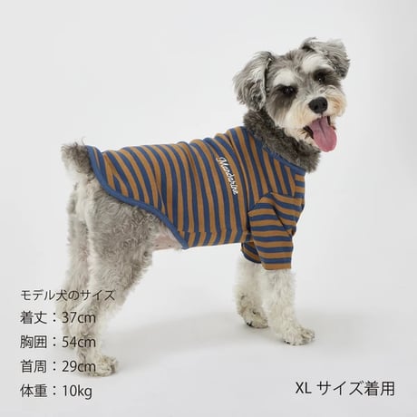 ボーダーTシャツ   NAVY XL