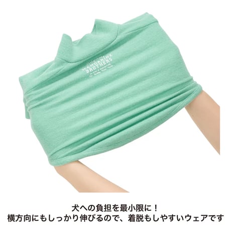 スキンタイトウォームTシャツ    BLUE GRAY M