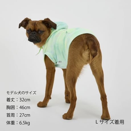 タイダイフーディー   GREEN L