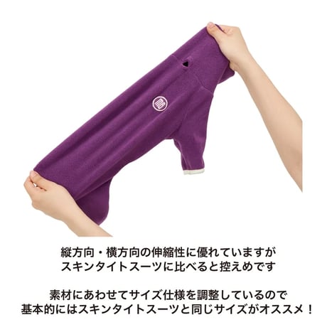 ミニロゴボアスーツ    BLACK L