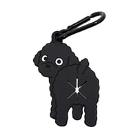 【トイプードル（ブラック）】Poopホルダー_お散歩マナー袋ホルダー