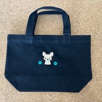 わんこおさんぽトート（ブラック）チワワ（クリーム）