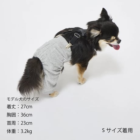 サスペンダーパンツ   BLACK S