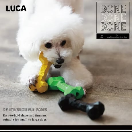 見た目はカクカク、噛み心地はしっかりフィットするおもちゃ BONE BONE BONE（ボーン ボーン ボーン）