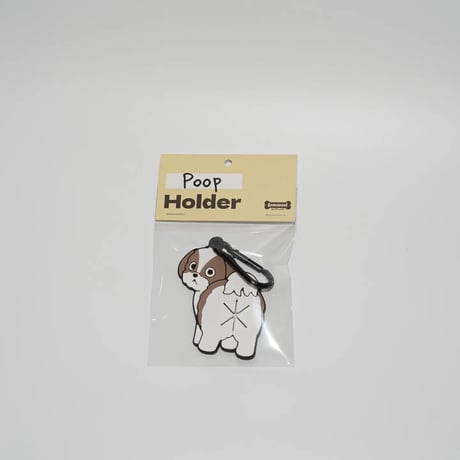 【シーズー】Poopホルダー_お散歩マナー袋ホルダー