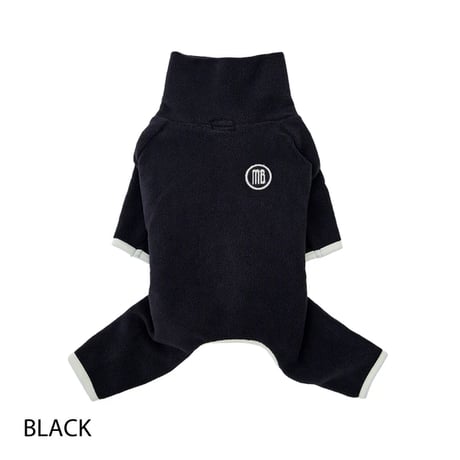 ミニロゴボアスーツ    BLACK L
