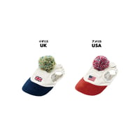 フラッグポンポンキャップ    M　USA