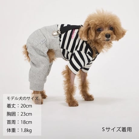 サスペンダーパンツ   BLACK S