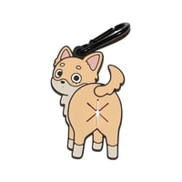 【チワワ(クリーム)】Poopホルダー_お散歩マナー袋ホルダー