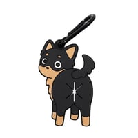 【チワワ（ブラックタン）】Poopホルダー_お散歩マナー袋ホルダー