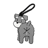【シュナウザー（ソルト＆ペッパー）】Poopホルダー_お散歩マナー袋ホルダー