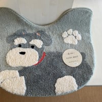 トイレマット　ファンディットアニマル　シュナウザー