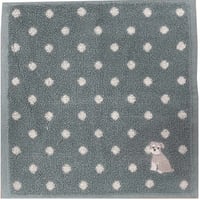 アニマル刺繍ハンカチタオル   シュナウザー