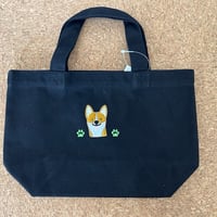 わんこおさんぽトート（ブラック）コーギー