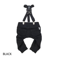 サスペンダーパンツ   BLACK S