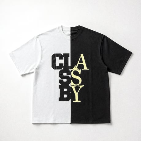 50/50 Logo Tee – SumiBlack x FrostGray