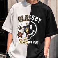 50/50 Graphic Tee – SumiBlack x FrostGray