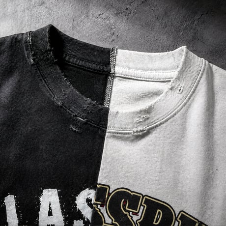 50/50 Graphic Damage Tee – SumiBlack x FrostGray