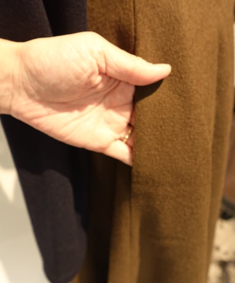 french vintage wool  skirt