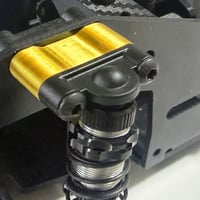 ADDICTION RX-01 サスペンションモノブロック ゴールド 　カスタム対応　2/4/6/8/10mmセット XRC RX01