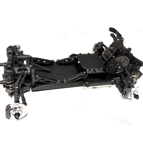 ReveD RDX ほぼボルトオンフルセット　シャーシ＋【グラファイト】 ナローキット フロント片側15mm／リア片側16mm ミニコンバ仕様