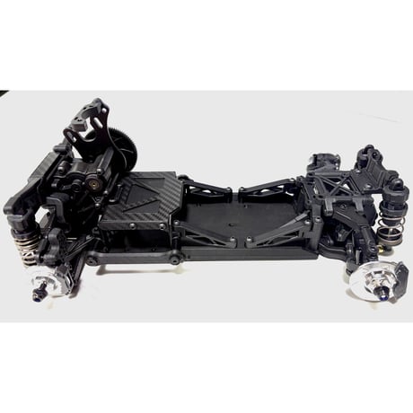 ReveD RDX ほぼボルトオンフルセット　シャーシ＋【グラファイト】 ナローキット フロント片側15mm／リア片側16mm ミニコンバ仕様