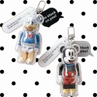 1p ベアブリック 100% 専用 保護ケース クリア アクリルケース キーホルダー 透明 BE@RBRICK フィギュア ケース 持ち運び ディスプレイ 傷防止 コレクション ケース 本体別売